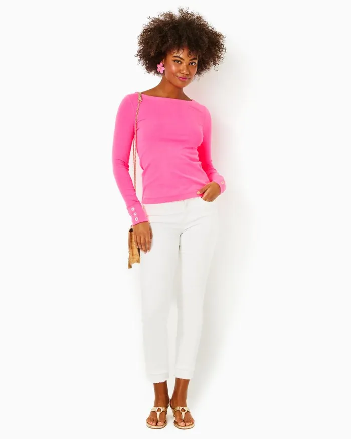 Lilly Pulitzer Tops Jadah Knit Top Roxie Pink 8211 Women