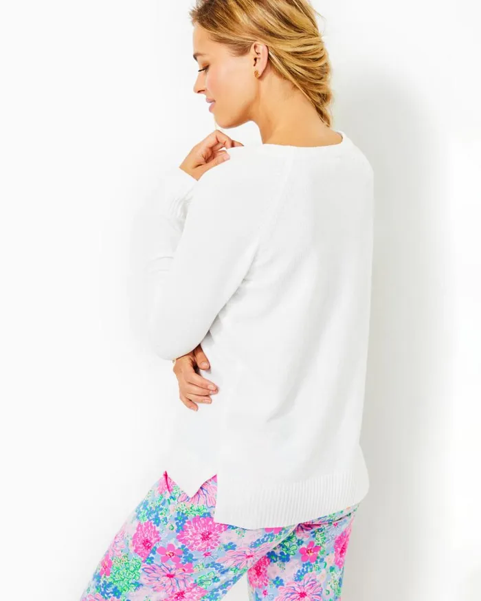 Lilly Pulitzer Tops Praxon Sweater Bon Bon Blue 8211 Women