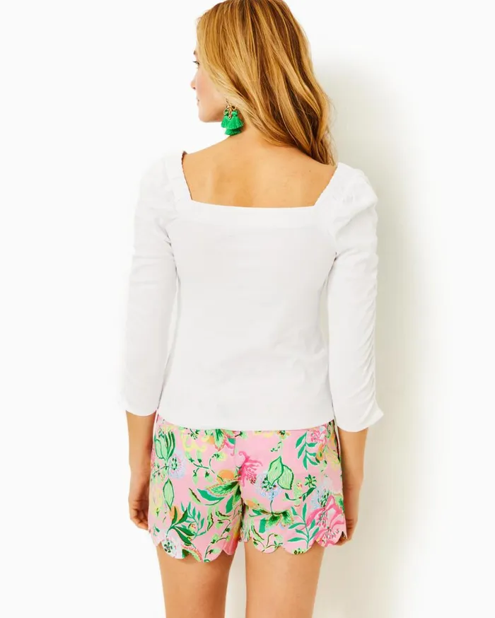 Lilly Pulitzer Tops Sirah Knit Top Resort White 8211 Women