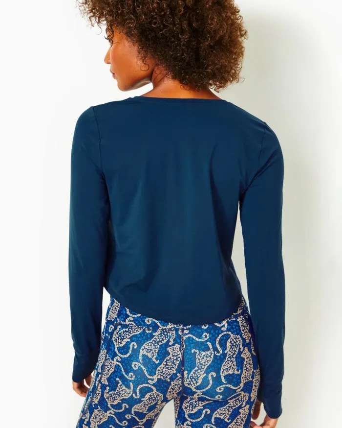 Lilly Pulitzer Tops UPF 50 Luxletic Emerie Active Tee Low Tide Navy 8211 Women Lilly Pulitzer Tops UPF 50 Luxletic Emerie Active Tee Low Tide Navy 8211 Women