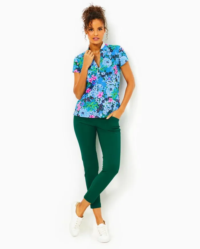 Lilly Pulitzer Tops UPF 50 Luxletic Frida Polo Multi Soiree All Day 8211 Women Lilly Pulitzer Tops UPF 50 Luxletic Frida Polo Multi Soiree All Day 8211 Women
