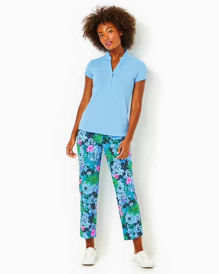 Lilly Pulitzer Tops UPF 50 Luxletic Frida Polo Multi Soiree All Day 8211 Women Lilly Pulitzer Tops UPF 50 Luxletic Frida Polo Multi Soiree All Day 8211 Women