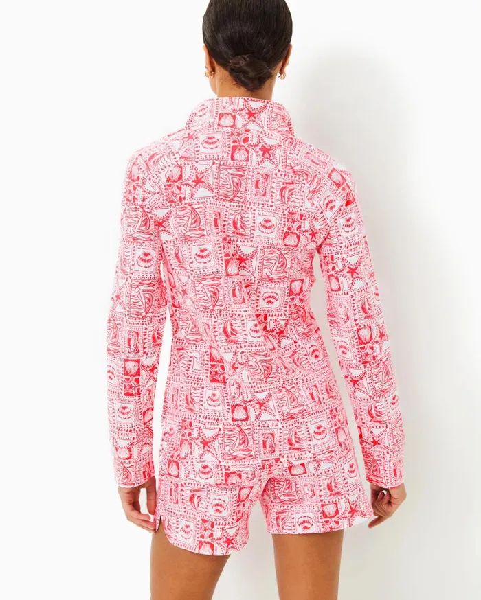 Lilly Pulitzer Tops UPF 50 Skipper Popover Spearmint Blossom Views 8211 Women Lilly Pulitzer Tops UPF 50 Skipper Popover Spearmint Blossom Views 8211 Women