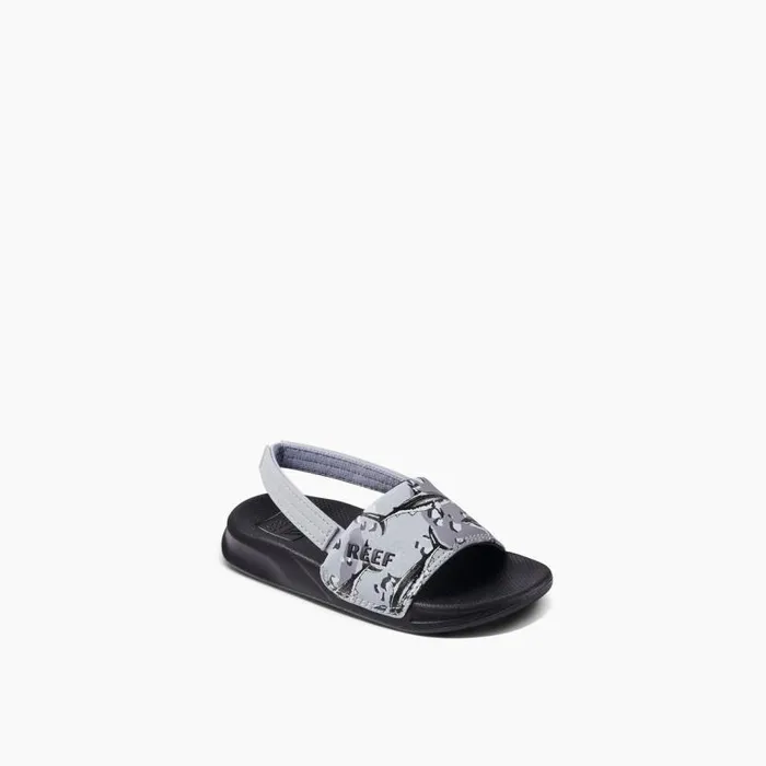 Little One Slide Grey Camo Shark Kids Reef Littles 24 Years