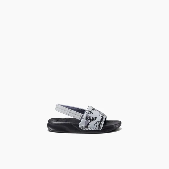 Little One Slide Grey Camo Shark Kids Reef Littles 24 Years