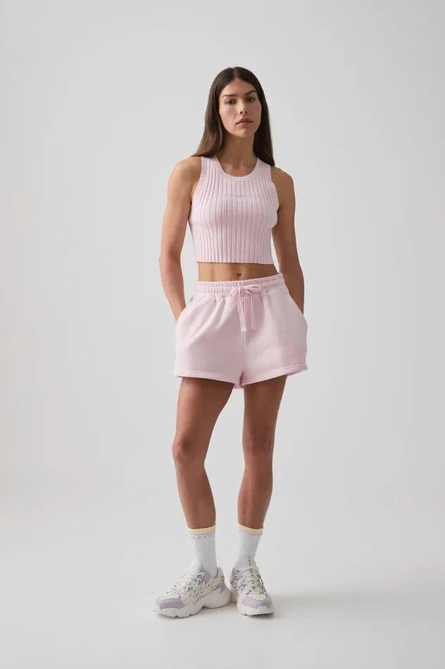 Logo Sweat Shorts 603 Pulse Pink Women Aje Shorts