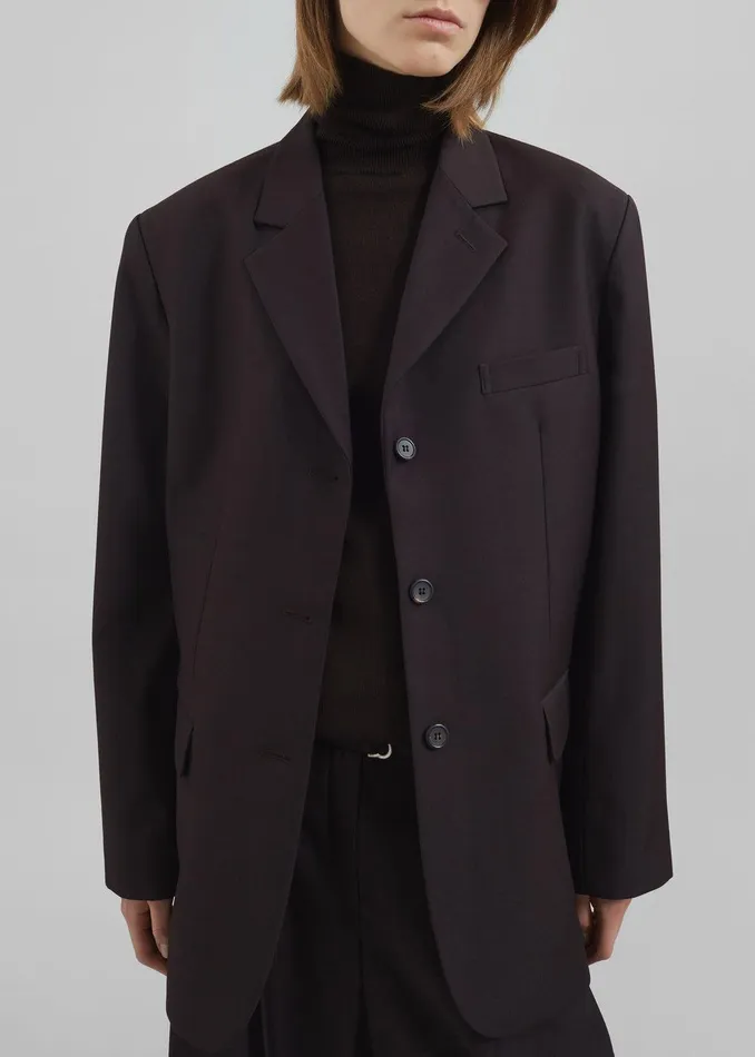 Loma Blazer 8211 Brown Women The Frankie Shop Outerwear