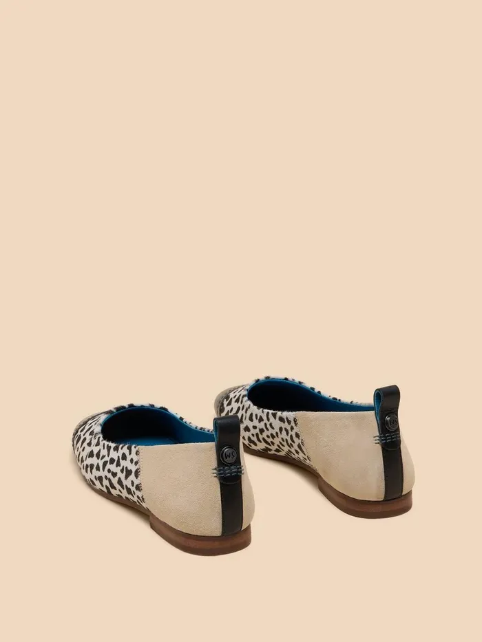 Loral Leather Ballet Pump Natural Multi Women White Stuff Shoes Loral Leather Ballet Pump Natural Multi Women White Stuff Shoes