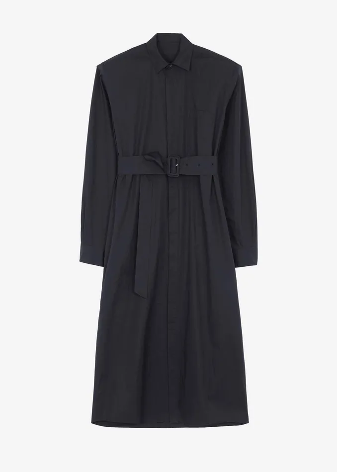 Louisa Trench Dress 8211 Black Women The Frankie Shop Clothing