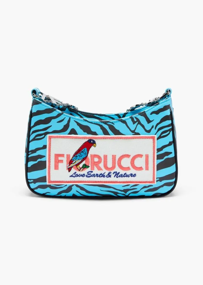 Love Earth and Nature Shoulder Bag Blue Blue Accessories Fiorucci