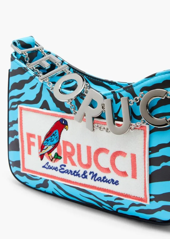 Love Earth and Nature Shoulder Bag Blue Blue Accessories Fiorucci Love Earth and Nature Shoulder Bag Blue Blue Accessories Fiorucci