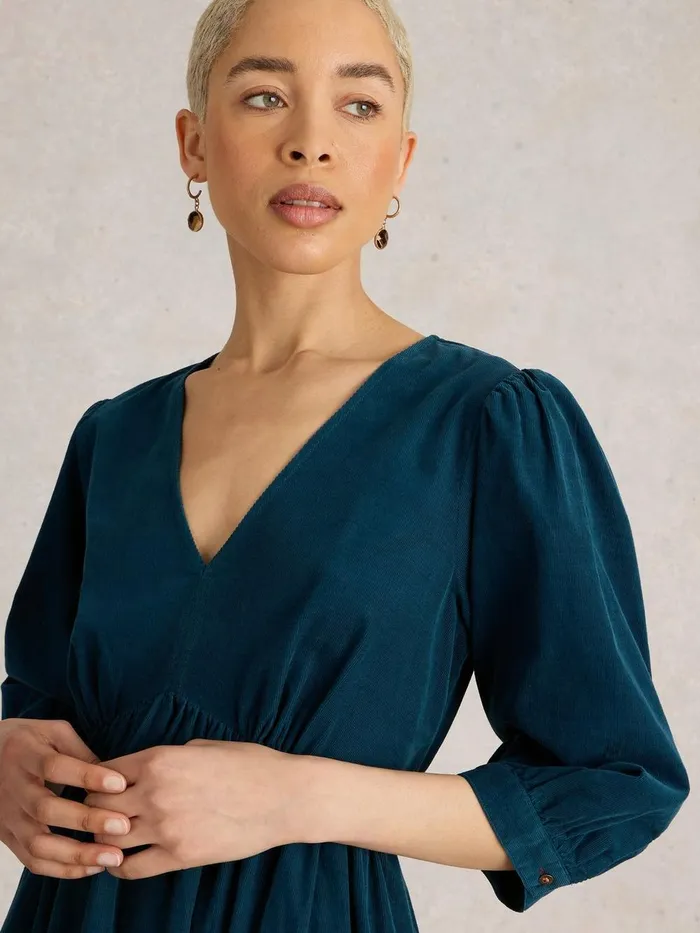 Lucy Cord Dress Dk Teal Women White Stuff Dresses Lucy Cord Dress Dk Teal Women White Stuff Dresses
