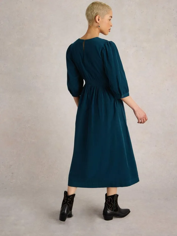 Lucy Cord Dress Dk Teal Women White Stuff Dresses Lucy Cord Dress Dk Teal Women White Stuff Dresses