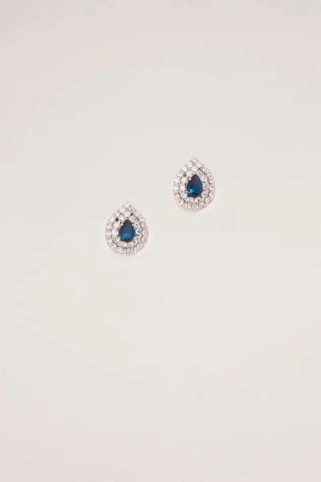 Luisa Spagnoli Bijoux Women Nugi Teardrop Earrings Bluenickel