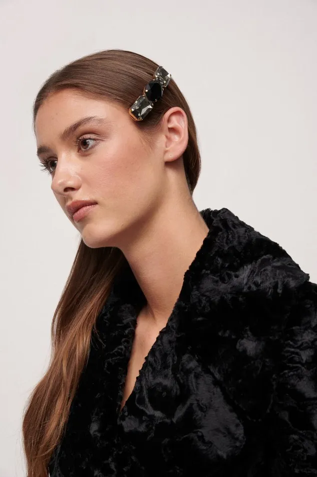 Luisa Spagnoli Bijoux Women Nuvolau Jewelled Hair Clip 8211 Fashion Show Luisa Spagnoli Bijoux Women Nuvolau Jewelled Hair Clip 8211 Fashion Show