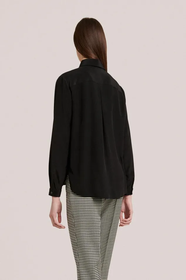Luisa Spagnoli Blouses And Shirts Women Labirinto Silk Shirt Black Luisa Spagnoli Blouses And Shirts Women Labirinto Silk Shirt Black