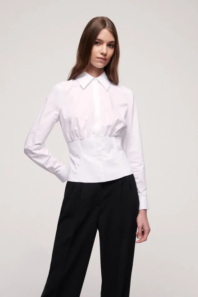 Luisa Spagnoli Blouses And Shirts Women Lecco Cotton Blouse White