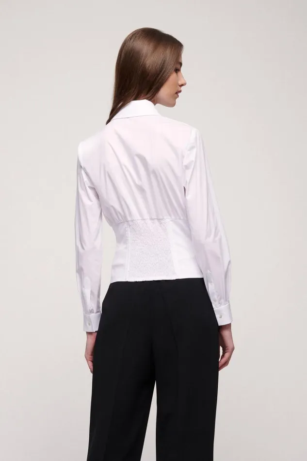 Luisa Spagnoli Blouses And Shirts Women Lecco Cotton Blouse White Luisa Spagnoli Blouses And Shirts Women Lecco Cotton Blouse White