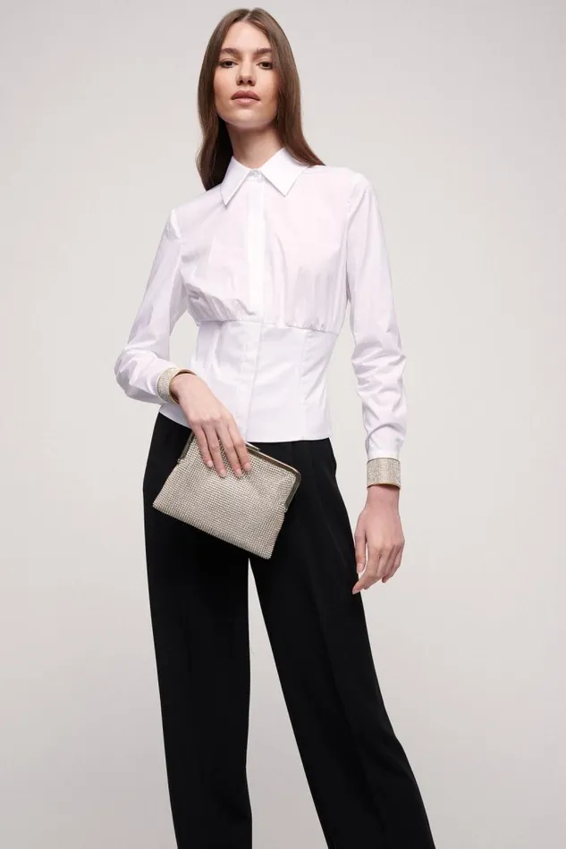 Luisa Spagnoli Blouses And Shirts Women Lecco Cotton Blouse White Luisa Spagnoli Blouses And Shirts Women Lecco Cotton Blouse White