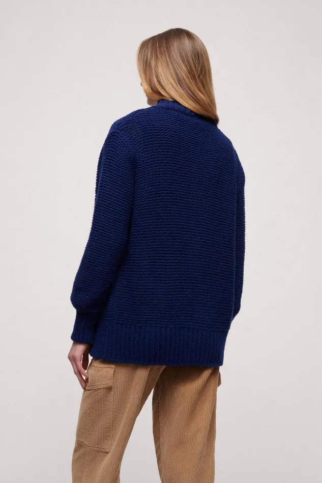 Luisa Spagnoli Cardigan Women Cheope Wool Cardigan Blue Luisa Spagnoli Cardigan Women Cheope Wool Cardigan Blue