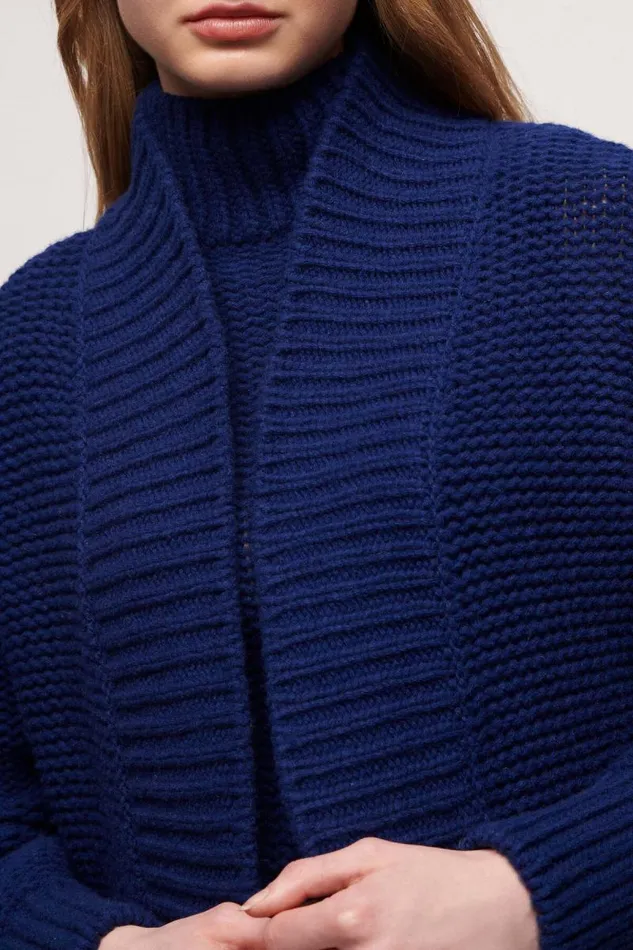 Luisa Spagnoli Cardigan Women Cheope Wool Cardigan Blue Luisa Spagnoli Cardigan Women Cheope Wool Cardigan Blue