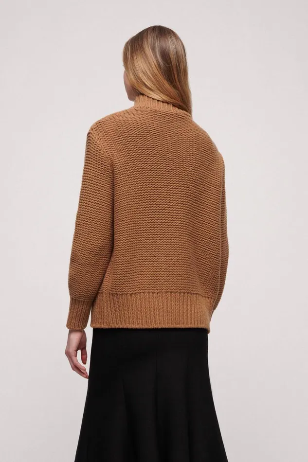 Luisa Spagnoli Cardigan Women Cheope Wool Cardigan Camel Luisa Spagnoli Cardigan Women Cheope Wool Cardigan Camel