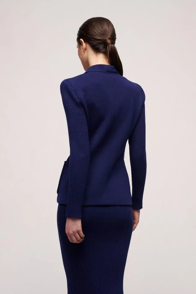 Luisa Spagnoli Cardigan Women Meritevole Wool Jacket Blue Purplish Luisa Spagnoli Cardigan Women Meritevole Wool Jacket Blue Purplish