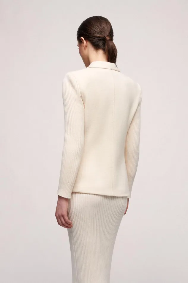 Luisa Spagnoli Cardigan Women Meritevole Wool Jacket Cream Luisa Spagnoli Cardigan Women Meritevole Wool Jacket Cream