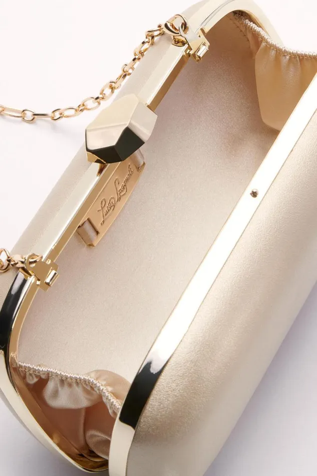Luisa Spagnoli Clutch And Pochette Women Identica Clutch Bag Light Gold Luisa Spagnoli Clutch And Pochette Women Identica Clutch Bag Light Gold