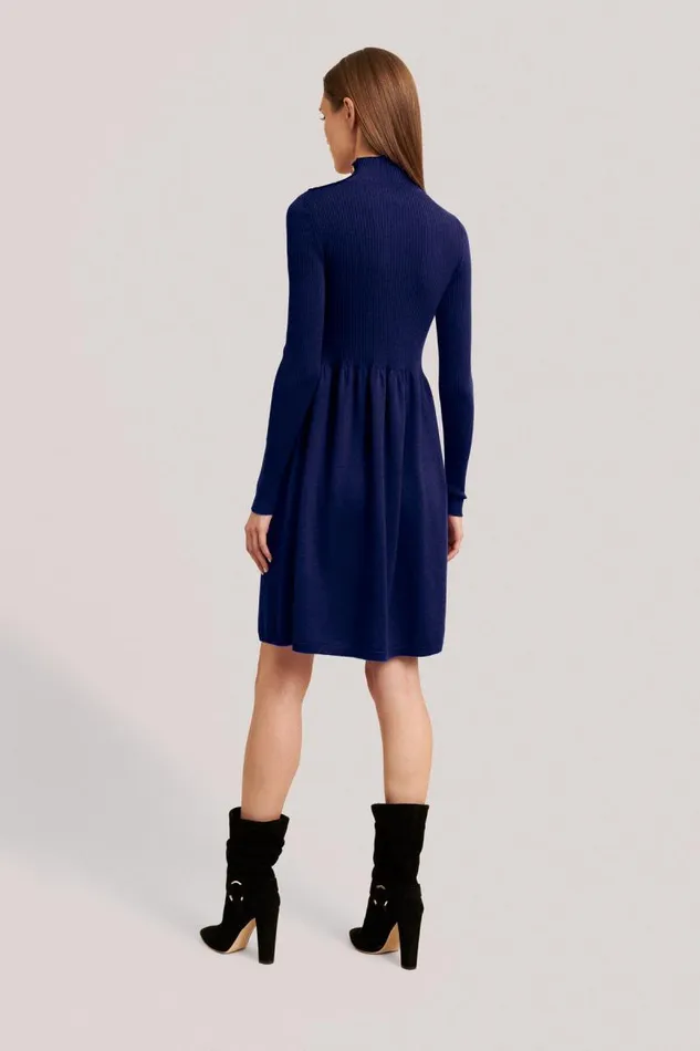 Luisa Spagnoli Dresses and Jumpsuits Women Mentuccia EmpireSeam Dress Ink Blue Luisa Spagnoli Dresses and Jumpsuits Women Mentuccia EmpireSeam Dress Ink Blue