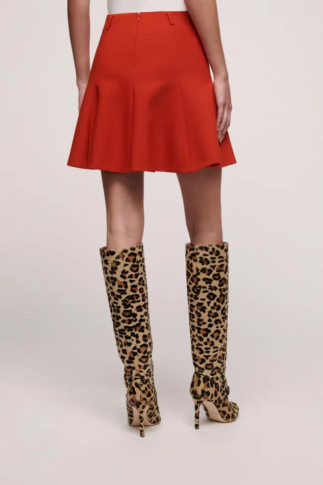 Luisa Spagnoli Fashion Show Women Fungo Wool Miniskirt 8211 Fashion Show Orange Luisa Spagnoli Fashion Show Women Fungo Wool Miniskirt 8211 Fashion Show Orange