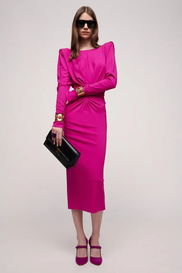 Luisa Spagnoli Fashion Show Women Garofano Long Dress 8211 Fashion Show