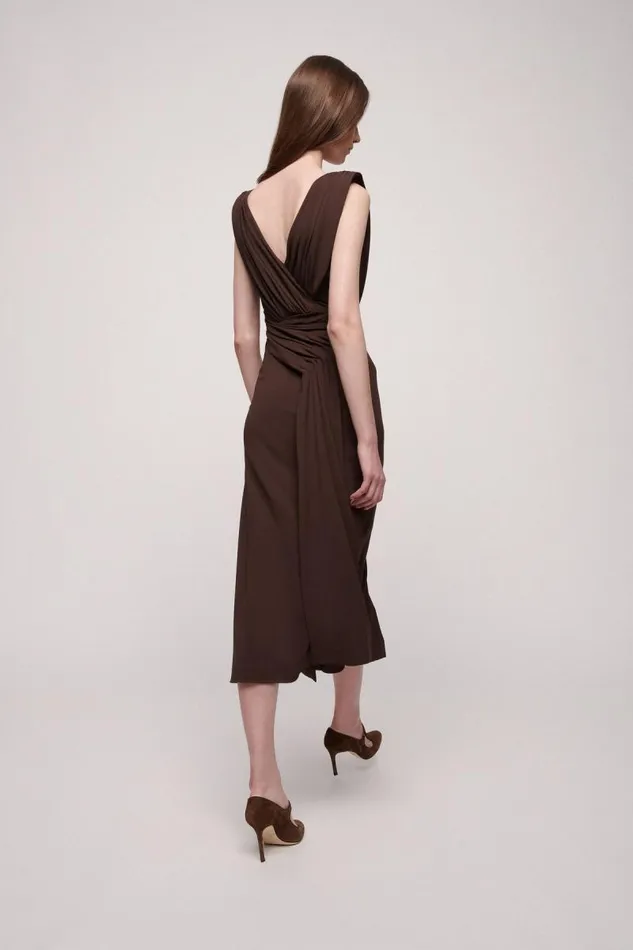 Luisa Spagnoli Fashion Show Women Guida Elegant Dress 8211 Fashion Show Brown Luisa Spagnoli Fashion Show Women Guida Elegant Dress 8211 Fashion Show Brown