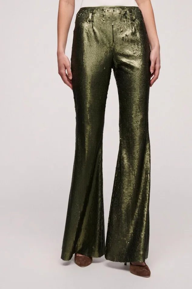 Luisa Spagnoli Fashion Show Women Occorrente Elegant Trousers 8211 Fashion Show Military Green