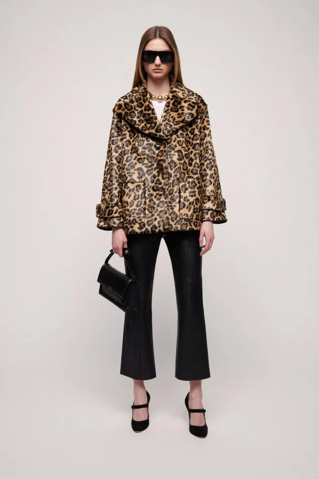 Luisa Spagnoli Fashion Show Women Solestizio Faux Fur Caban Coat 8211 Fashion Show Luisa Spagnoli Fashion Show Women Solestizio Faux Fur Caban Coat 8211 Fashion Show