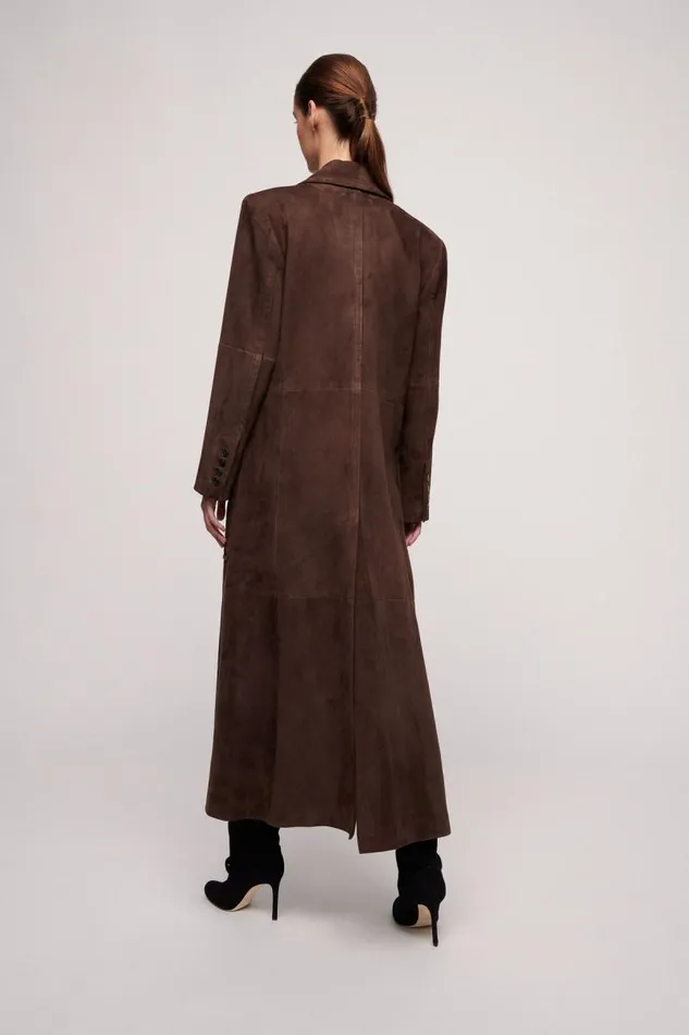 Luisa Spagnoli Fashion Show Women Sospiro DoubleBreasted Coat 8211 Fashion Show Brown Luisa Spagnoli Fashion Show Women Sospiro DoubleBreasted Coat 8211 Fashion Show Brown