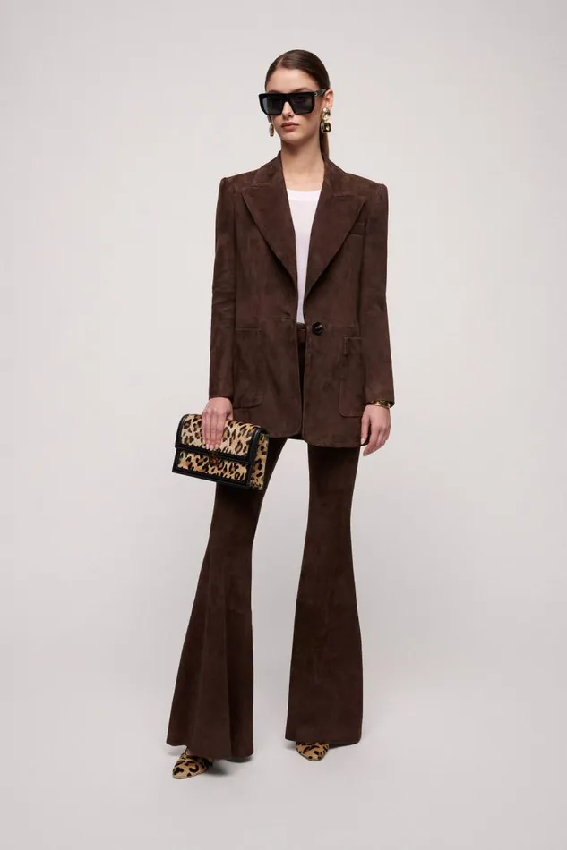 Luisa Spagnoli Fashion Show Women Statico Leather Jacket 8211 Fashion Show Brown Luisa Spagnoli Fashion Show Women Statico Leather Jacket 8211 Fashion Show Brown