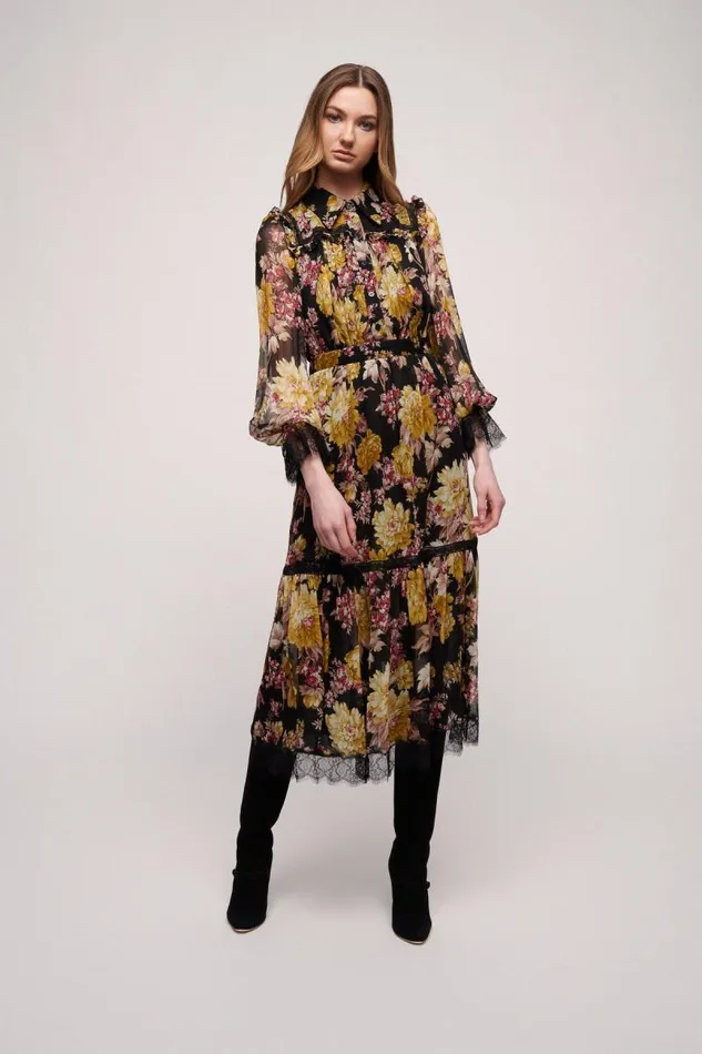 Luisa Spagnoli Formal Dresses Women Giurato Patterned Dress Black