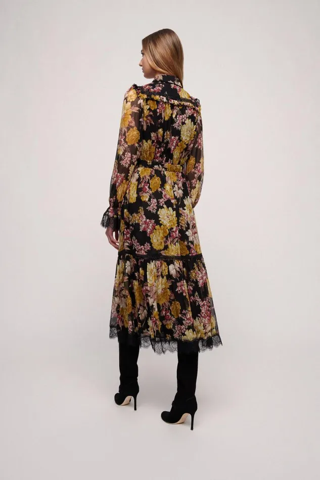 Luisa Spagnoli Formal Dresses Women Giurato Patterned Dress Black Luisa Spagnoli Formal Dresses Women Giurato Patterned Dress Black