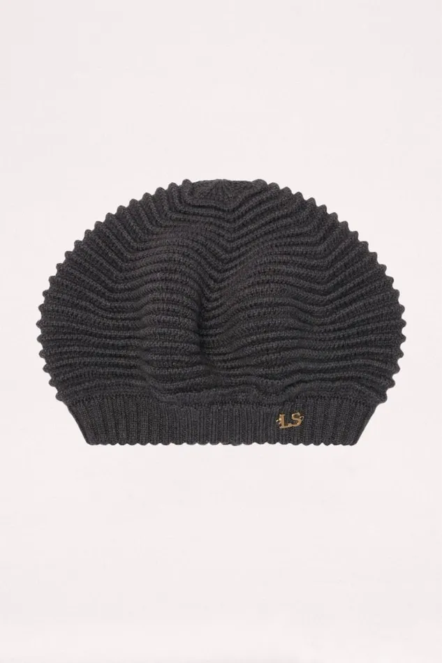 Luisa Spagnoli Gloves And Hats Women Millimetro Wool Hat Grey