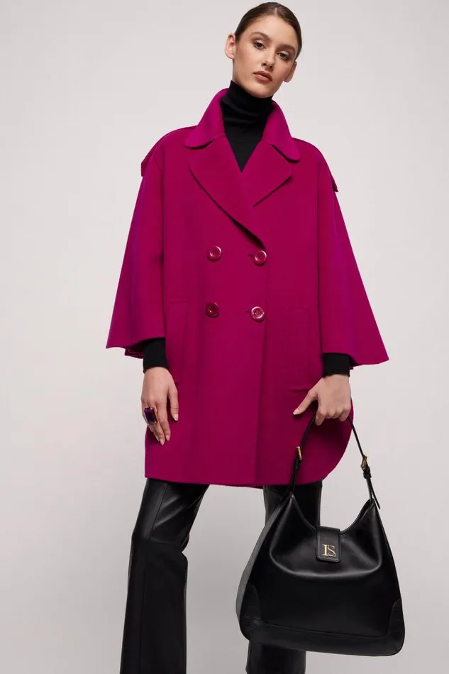 Luisa Spagnoli Outerwear Women Samos Wool Coat Luisa Spagnoli Outerwear Women Samos Wool Coat