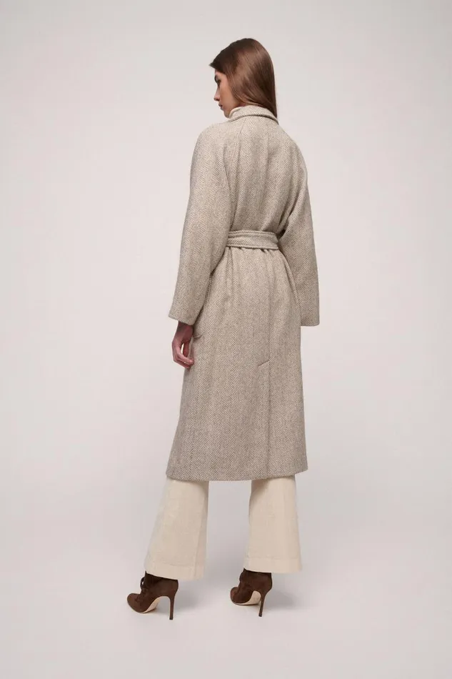 Luisa Spagnoli Outerwear Women Suite Robe Coat Luisa Spagnoli Outerwear Women Suite Robe Coat