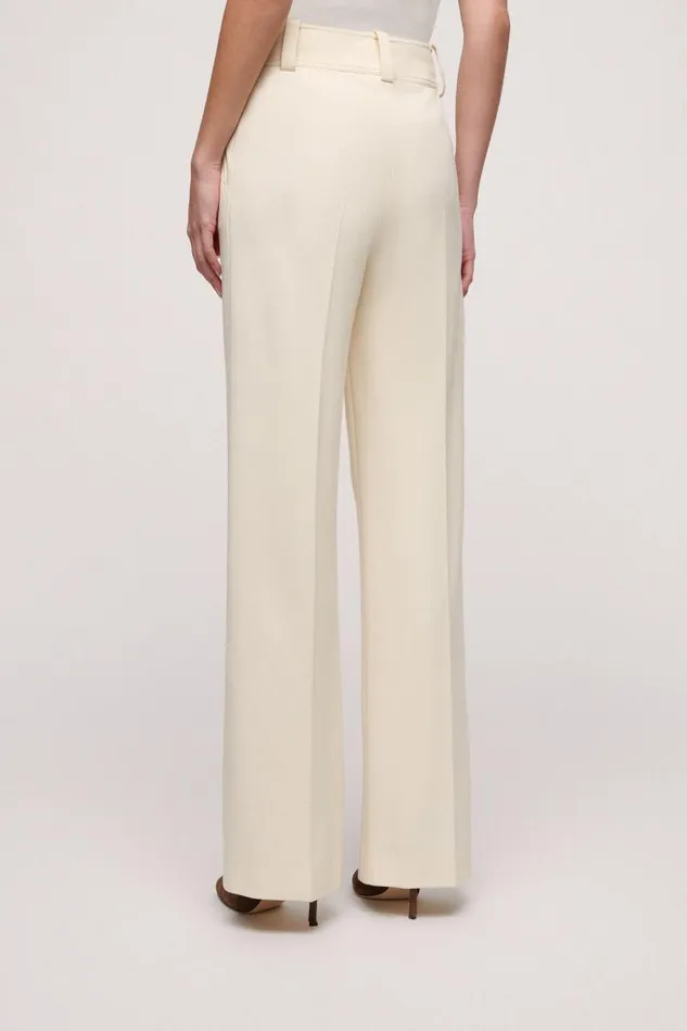 Luisa Spagnoli Pants Women Ove Flared Trousers Cream Luisa Spagnoli Pants Women Ove Flared Trousers Cream
