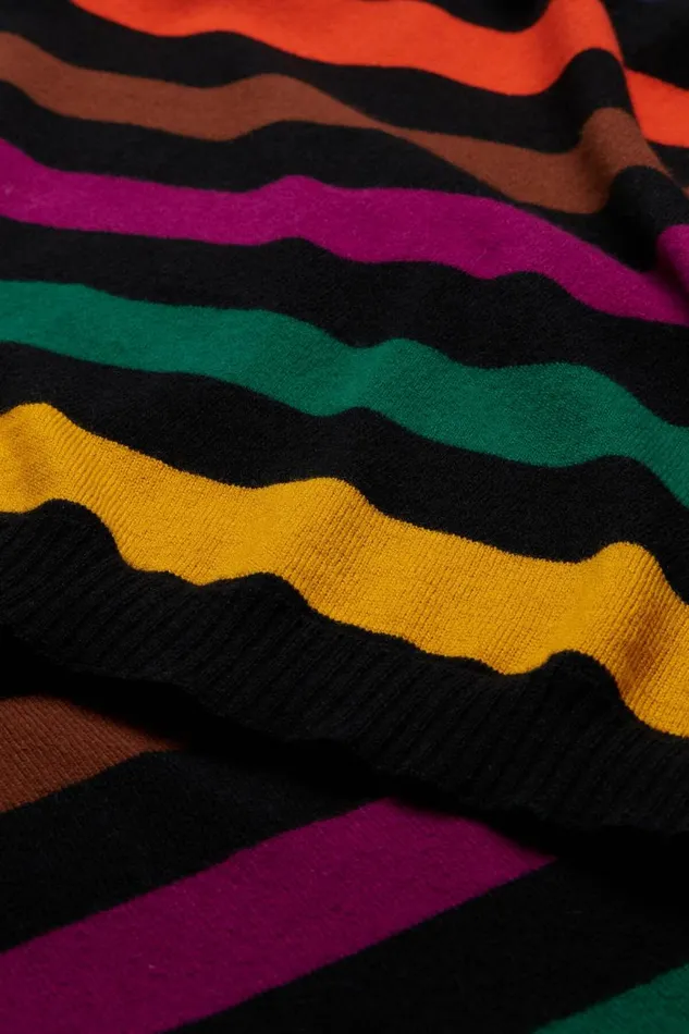 Luisa Spagnoli Scarves And Foulards Women Colorante Striped Scarf Multicolour Luisa Spagnoli Scarves And Foulards Women Colorante Striped Scarf Multicolour