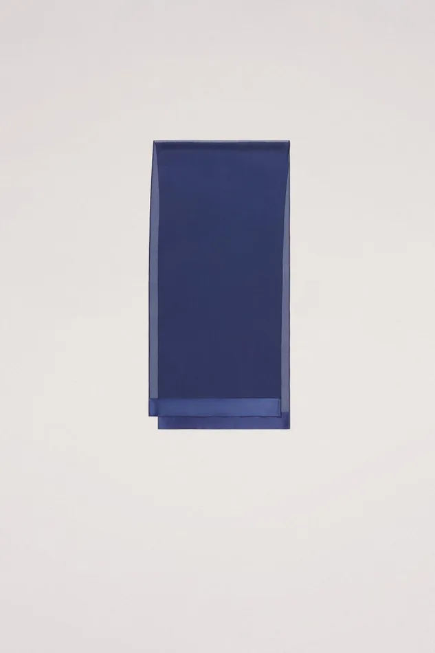 Luisa Spagnoli Scarves And Foulards Women Riflettere Georgette Scarf Blue Luisa Spagnoli Scarves And Foulards Women Riflettere Georgette Scarf Blue