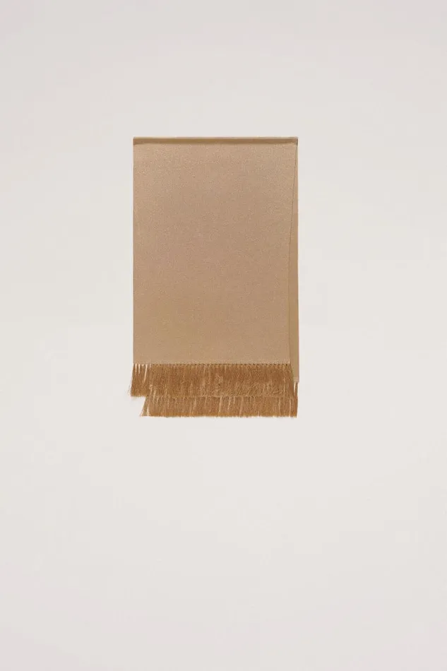 Luisa Spagnoli Scarves And Foulards Women Zona Lurex Stole Gold Luisa Spagnoli Scarves And Foulards Women Zona Lurex Stole Gold