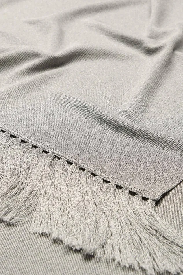 Luisa Spagnoli Scarves And Foulards Women Zoom Lurex Stole Grey Melange Luisa Spagnoli Scarves And Foulards Women Zoom Lurex Stole Grey Melange