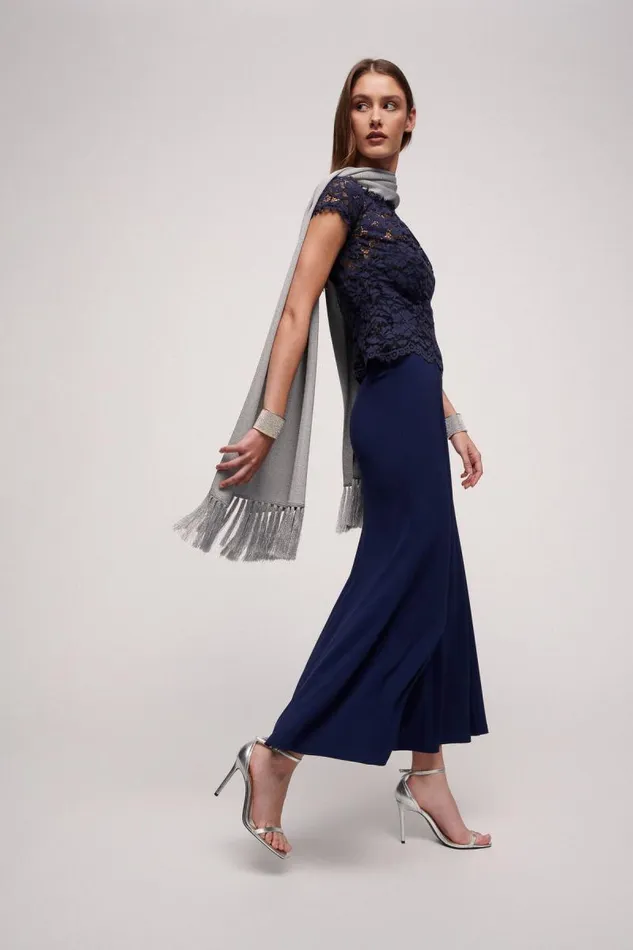 Luisa Spagnoli Scarves And Foulards Women Zoom Lurex Stole Grey Melange Luisa Spagnoli Scarves And Foulards Women Zoom Lurex Stole Grey Melange