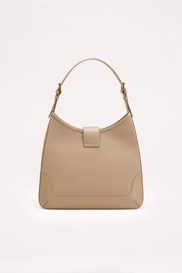Luisa Spagnoli Shoulder Bags Women Icapri Shoulder Bag Mud Browngold Luisa Spagnoli Shoulder Bags Women Icapri Shoulder Bag Mud Browngold