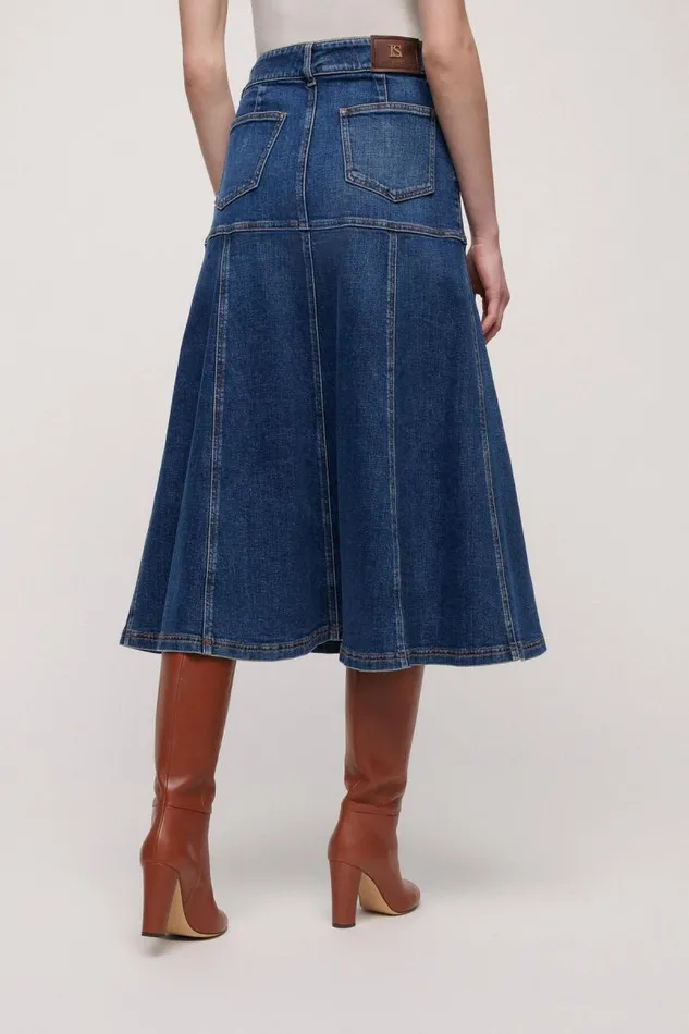 Luisa Spagnoli Skirts Women Felipe Denim Skirt Luisa Spagnoli Skirts Women Felipe Denim Skirt